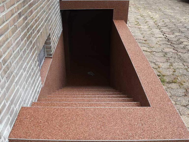 Kellertreppe sanieren und abdichten | Fa. AST